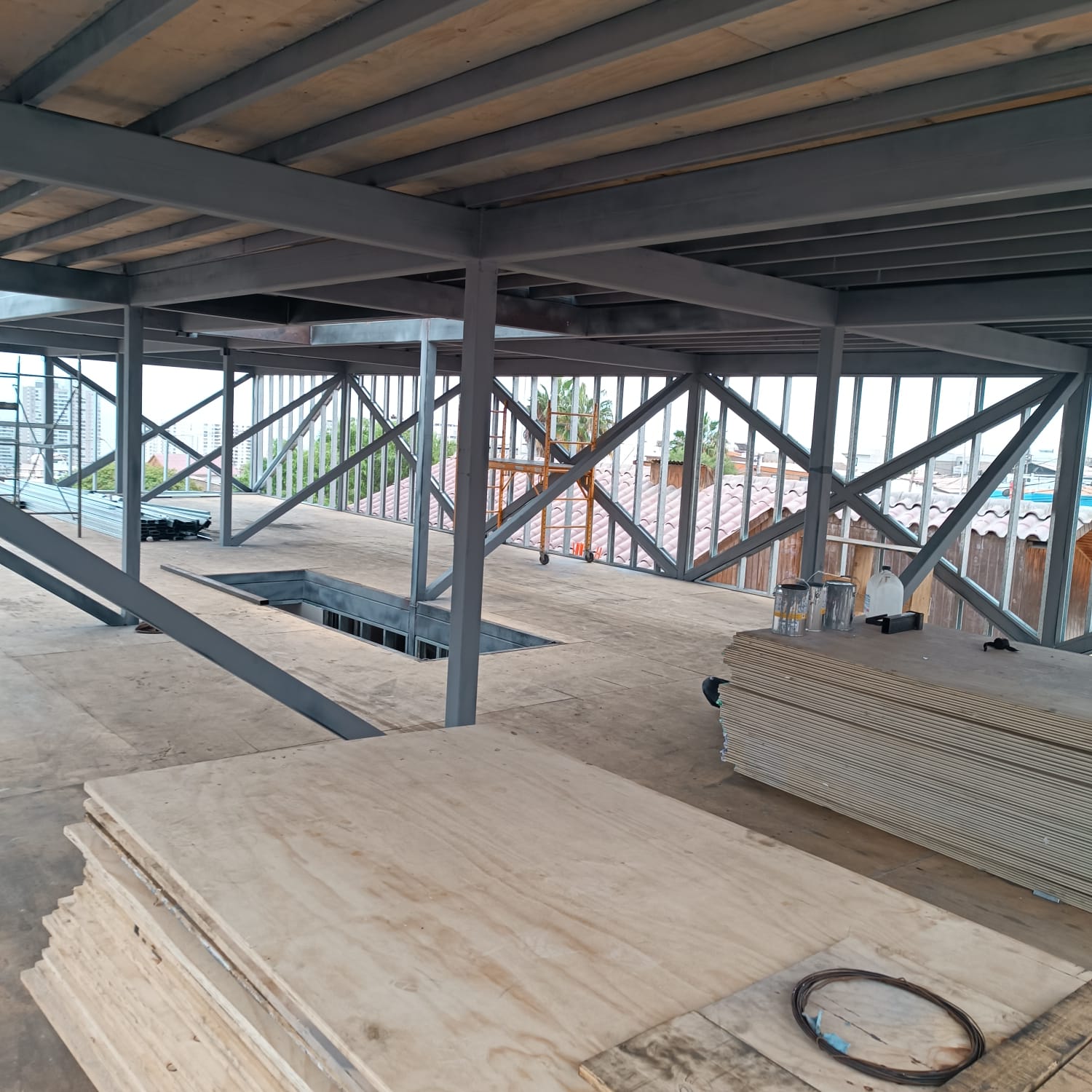 Obra estructural de Cap Construcción en Antofagasta